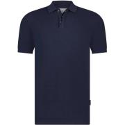 T-shirt State Of Art Polo Knitted Navy