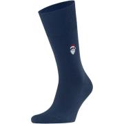 Sokken Falke Sok Wol Blend Kerstman Royal Blue