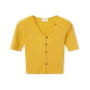 Blouse Compania Fantastica COMPAÑIA FANTÁSTICA Top 10218 - Yellow