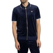 Polo Shirt Korte Mouw Fila Terry Velours Poloshirt met Rits