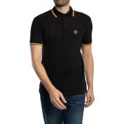 Polo Shirt Korte Mouw Trojan Driekleurig piqué poloshirt met punt