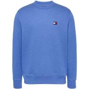 Sweater Tommy Jeans Reg Logo Badge Sweatshirt Tempo Blue Melange