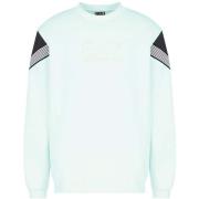 Sweater Ea7 Emporio Armani Visibility 7 Lines Sweatshirt Pale Blue Min...