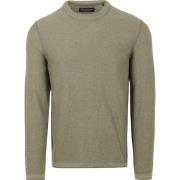 Sweater Marc O'Polo Pullover Linen Blend Groen