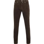 Broek Pierre Cardin Broek Lyon Future Flex Corduroy Bruin