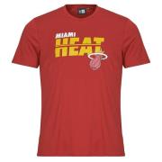 T-shirt Korte Mouw New-Era NBA ESSENTIALS TEE MIAMI HEAT
