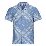 Overhemd Korte Mouw Tommy Jeans TJM REG AOP SS SHIRT EXT