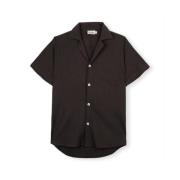 Overhemd Lange Mouw Imago Waffle Shirt - Black
