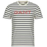 T-shirt Korte Mouw Gant GRAPHIC STRIPED SS T-SHIRT