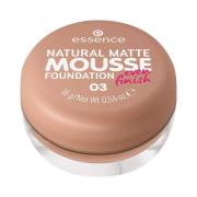 Foundations en Concealers Essence Natural Matte Mousse Foundation - 03