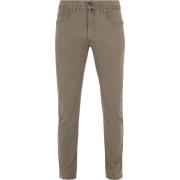 Broek Pierre Cardin Broek Lyon Tapered Taupe