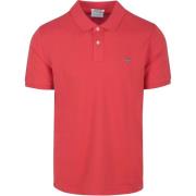 T-shirt Gant Shield Regular Piqué Poloshirt Rood