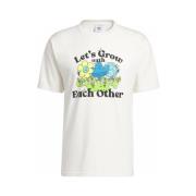 T-shirt Korte Mouw adidas ic5558_grow_together_beige