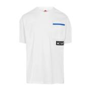 T-shirt Korte Mouw Kappa 381d3uw_authentic_tech_bianco