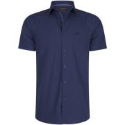 Overhemd Cappuccino Italia Korte Mouw Navy