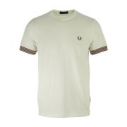 T-shirt Korte Mouw Fred Perry Striped Cuff T-Shirt