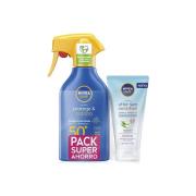 Zonverzorging Nivea Zonnebrandspray Beschermt en Hydrateert SPF50 270 ...