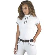 Polo Shirt Korte Mouw Flags&amp;Cup Polo équitation femme Candiba