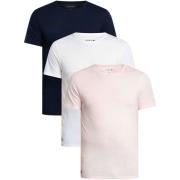 Pyjama's / nachthemden Lacoste 3-pack Lounge Slim Crew T-shirts