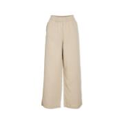 Broek Vila Lania Wide Trousers - Feather Grey