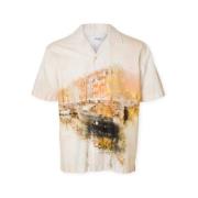 Overhemd Lange Mouw Selected RelaxCarl Shirt - Apricot