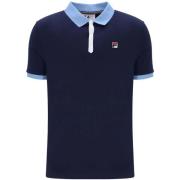 T-shirt Fila Panatta 2 Polo Shirt Navy/Vista Blue/White