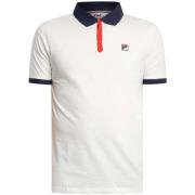 T-shirt Fila Panatta 2 Polo Shirt Gardenia/ Navy/ Red