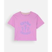 T-shirt Korte Mouw Oxbow Cropped T-shirt met print op de rug EXTAZ