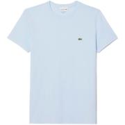 T-shirt Lacoste Cotton Pima Crew Neck T-Shirt Light Blue