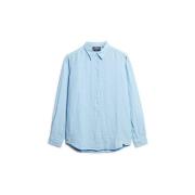 Overhemd Superdry Chemise manches longues en lin femme Boyfriend