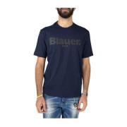 T-shirt Korte Mouw Blauer -