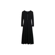 Jurk Superdry Robe mi-longue semi-boutonnée femme