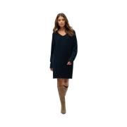 Jurk Superdry Robe pull col V oversize femme