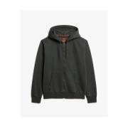 Sweater Superdry Sweatshirt à capuche délavé zippé à logo Essential
