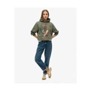 Sweater Superdry Sweatshirt à capuche femme Neo Trad Tattoo