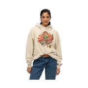 Sweater Superdry Sweatshirt à capuche femme Tokyo Vintage Logo