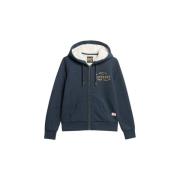 Sweater Superdry Sweatshirt à capuche zippé à logo métallisé femme Lux...