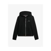 Sweater Superdry Sweatshirt à capuche zippé uni femme