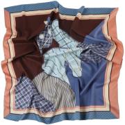 Sjaal Alberto Cabale Grote vierkante zijde Eleganthorse Zoé