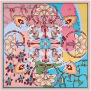 Sjaal V 1969 Regenboog Zijde Vierkant