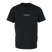 T-shirt Korte Mouw Fred Perry Embroidered T-Shirt