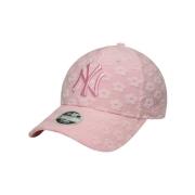 Pet New-Era NEW YORK YANKEES WOMENS MLB FLORAL TOWELLING PASTEL PINK 9...