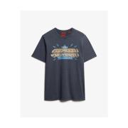T-shirt Korte Mouw Superdry T-shirt Rock Band