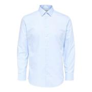 Overhemd Lange Mouw Selected 16080200 METHAN-LIGHT BLUE