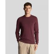 Trui Lyle &amp; Scott KN821TON CREW NECK-Z562 BURGUNDY
