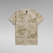 T-shirt G-Star Raw D23720 C334 LIME CAMO-G154 ELEPHANT CAMO