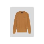 Trui Lyle &amp; Scott KN2136V COTTON CREW-X571 PANEL BROWN
