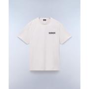 T-shirt Napapijri S-VIGNONI BACK - NP0A4ILX-N1A1 WHITE WHISPER