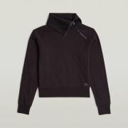 Sweater G-Star Raw D25303-D704 ASYMMETRIC ZIP SNUG-6484 BLACK