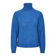 Trui Pieces 17139792 JULIANA ROLLNECK-AIRY BLUE